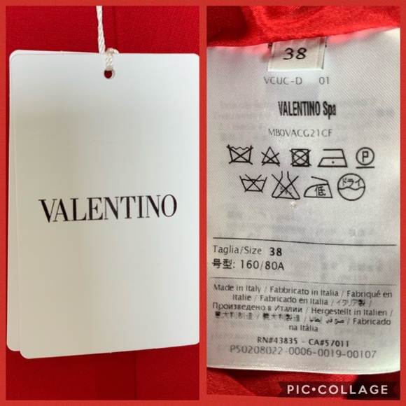 Valentino Wool & Silk Shift MiniDress 38IT/2US NWT - Picture 6 of 6